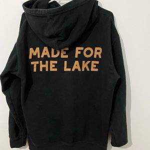 Made for the Lake Black Hoodie Unisex size medium. Worn but in good condition.